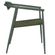 Kit 4 Cadeiras Empilhavel Isla Fratini em Aluminio Verde Assento com Trama de Corda Nautica Verde -4-